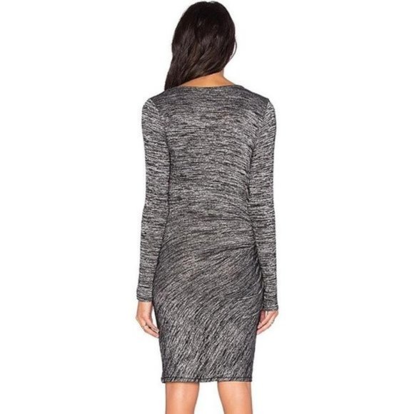 rag & bone/JEAN Twist Long Sleeve Sheath Cocktail Dress - Picture 3 of 7